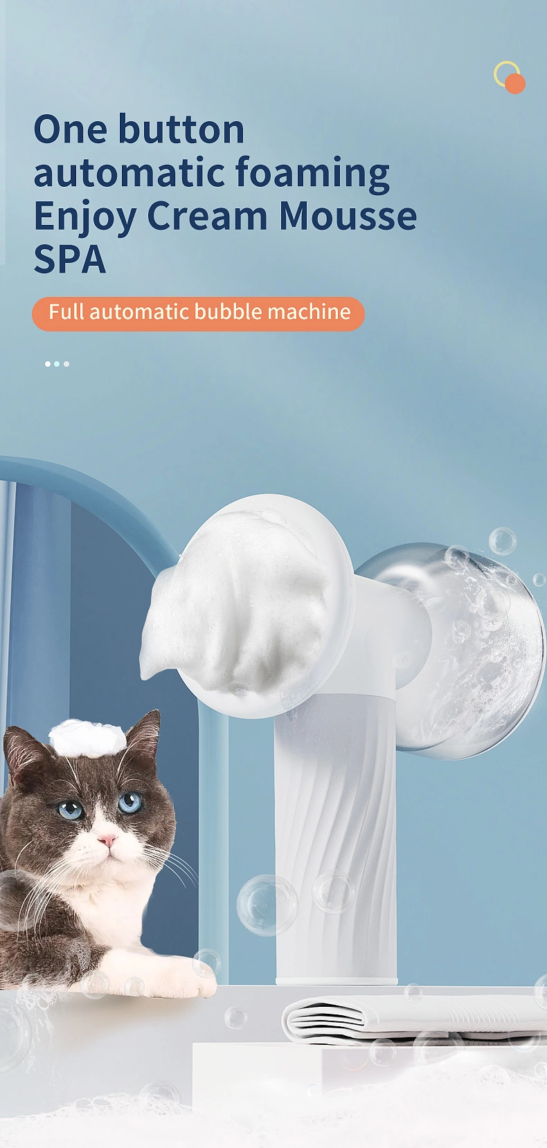 Factory Wholesale Pet Grooming Brush Silicone Pet Bath Brush Shampoo Dispenser Bath Massage Cat Dog Bath Brush with Soap