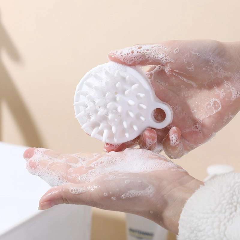 Logo Customize Silicon Bath Brush Pet Washing Cleaning Grooming