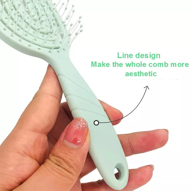 Comb Hollow out Wet and Dry Hair Brush Scalp Massage Women Hair Comb Amazon Top Seller Deshedding Tool