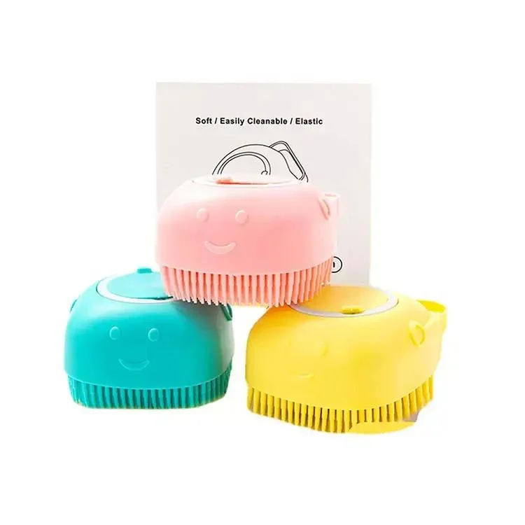 Cat and Dog Shower Brush Silicone Cleaning Hair Pet Bath Brush