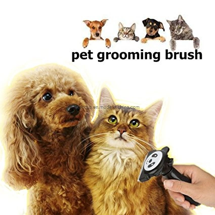 Pet Grooming Brush Dog Cat Shedding Brush COM, Self Cleaning Slicker Brushes Deshedding Tool for Dogs and Cats Wbb10345