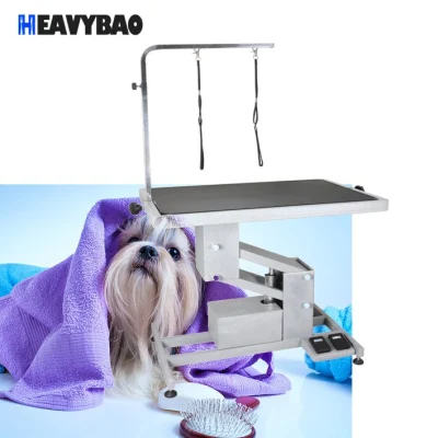 Heavybao Adjustable Dog Grooming Table for Professional Pet Grooming Table with Wheels