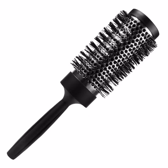 Plastic Professional Round Salon Hair Styling Tools Ceramic Barrel Boar Nylon Bristle Hair Brush