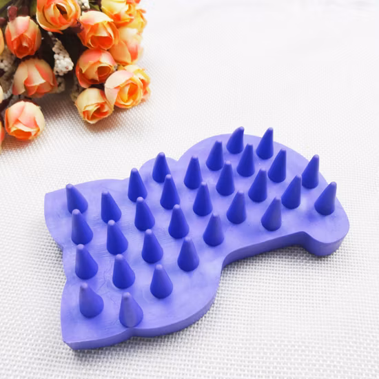 Pet Cleaning Supplies Soft Silicone Dog Bath Shampoo Cat Massage Brush Rubber Bristle Shower Grooming