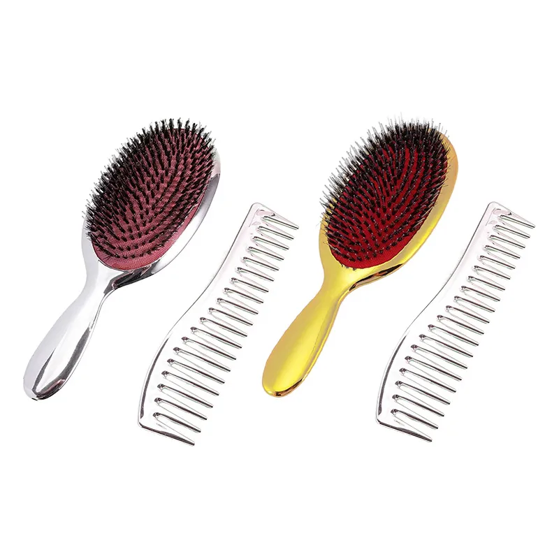 Professional Amazon Hot Sale Denman Nylon Pin Salon 9 Rows Detangling Hair Brush